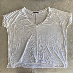 white v neck